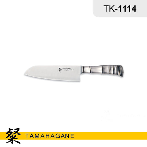 Tamahagane "BAMBOO" Santoku Knife 175mm (TK-1114) Made in Japan