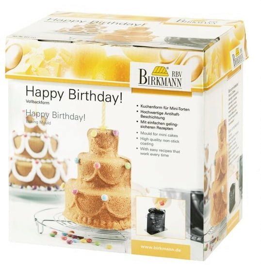Birkmann 3D Baking Mould, “Happy Birthday!”